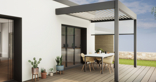 pergola bioclimatique aluminium