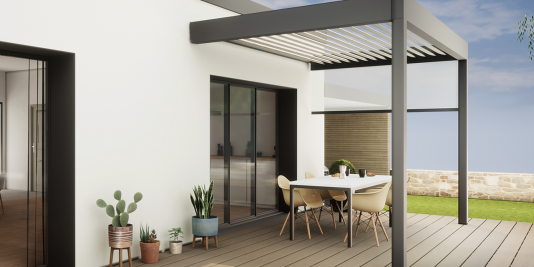 pergola bioclimatique aluminium